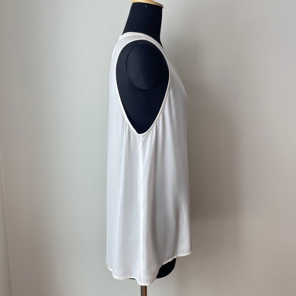 Joie Silk Tank with Blush Detail - Picture 2 of 16